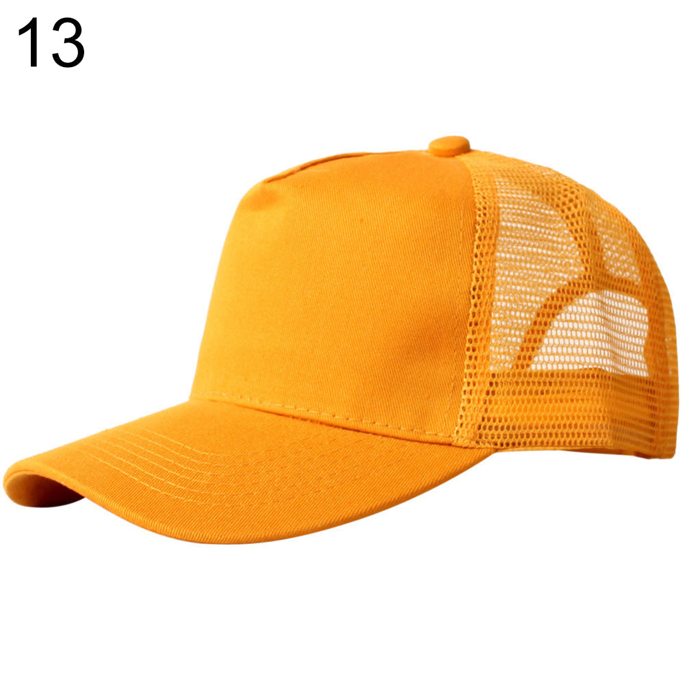 Adjustable Unisex Outdoor Sport Tennis Golf Mesh Baseball Cap Snapback Hat