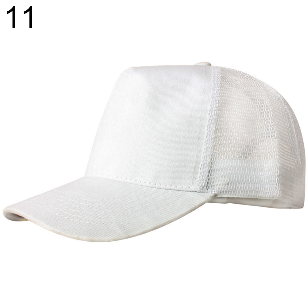 Adjustable Unisex Outdoor Sport Tennis Golf Mesh Baseball Cap Snapback Hat
