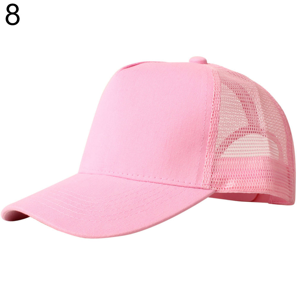 Adjustable Unisex Outdoor Sport Tennis Golf Mesh Baseball Cap Snapback Hat