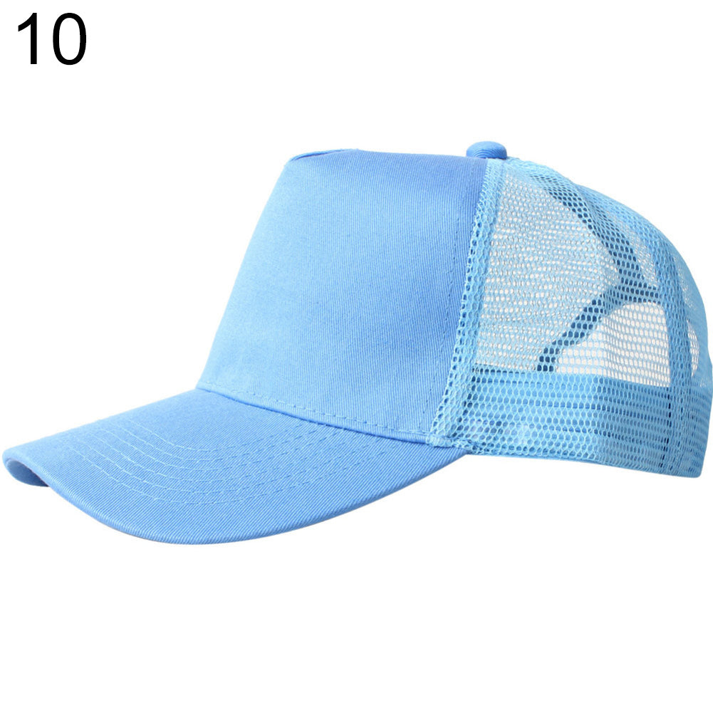 Adjustable Unisex Outdoor Sport Tennis Golf Mesh Baseball Cap Snapback Hat