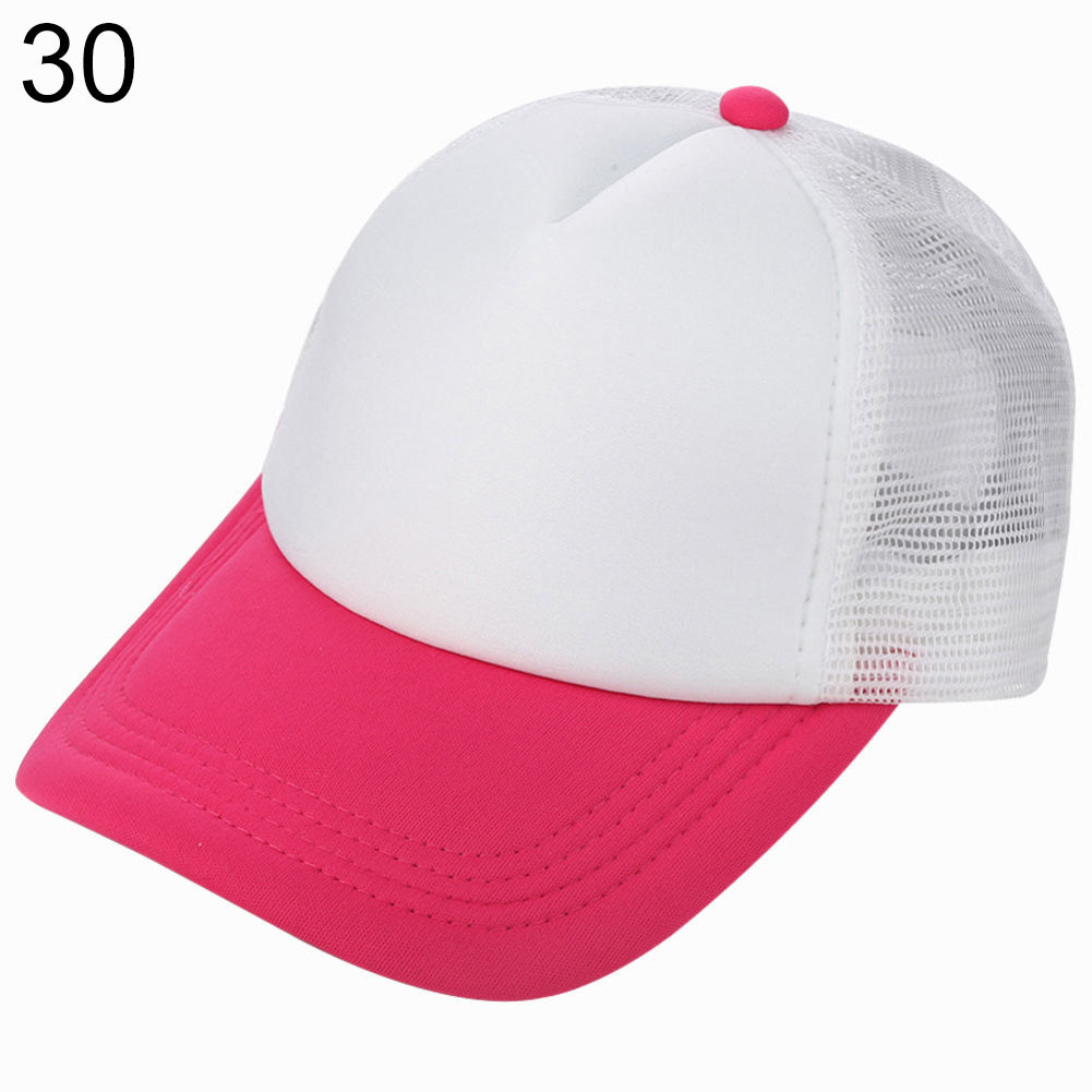 Adjustable Unisex Outdoor Sport Tennis Golf Mesh Baseball Cap Snapback Hat