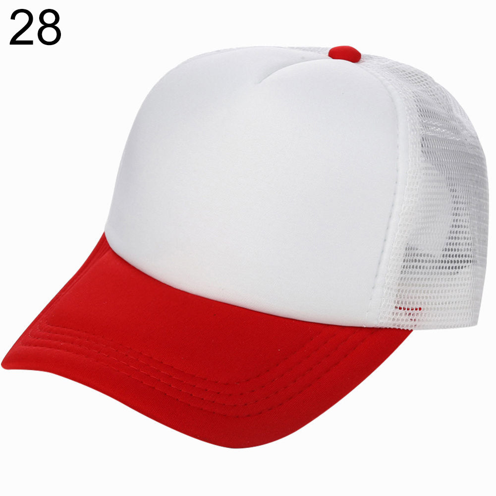 Adjustable Unisex Outdoor Sport Tennis Golf Mesh Baseball Cap Snapback Hat