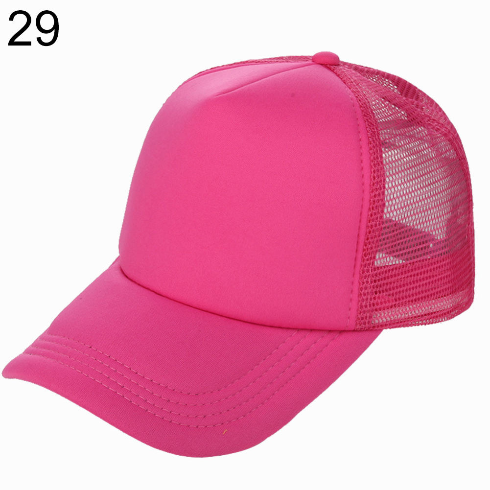 Adjustable Unisex Outdoor Sport Tennis Golf Mesh Baseball Cap Snapback Hat