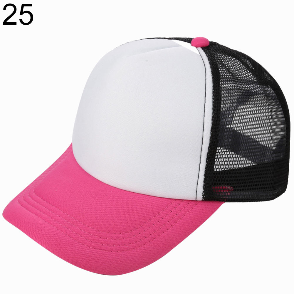 Adjustable Unisex Outdoor Sport Tennis Golf Mesh Baseball Cap Snapback Hat