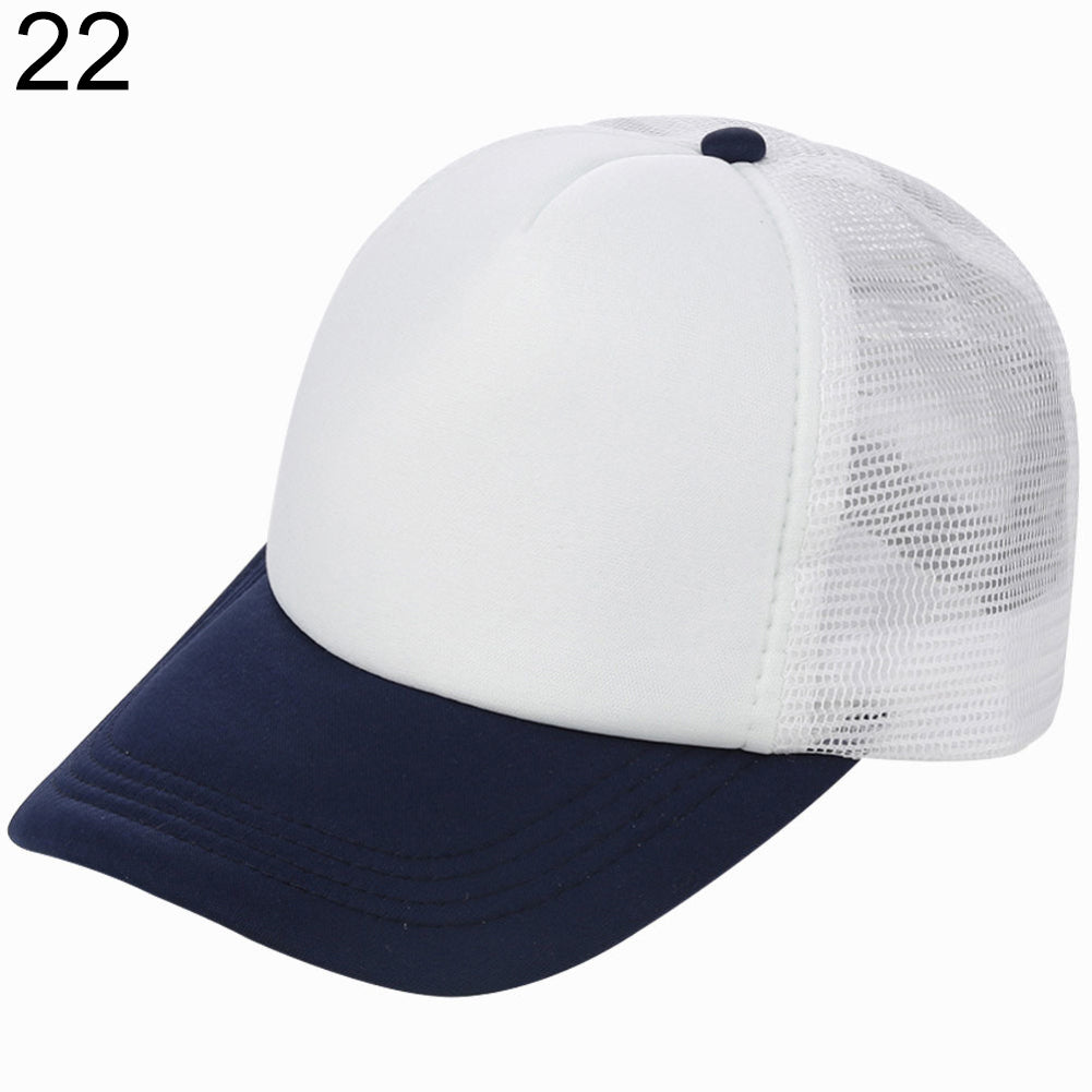 Adjustable Unisex Outdoor Sport Tennis Golf Mesh Baseball Cap Snapback Hat