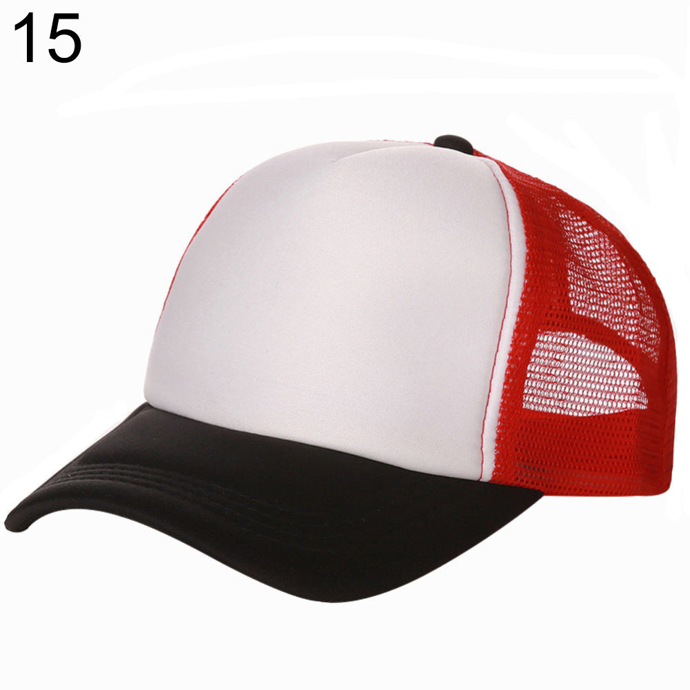 Adjustable Unisex Outdoor Sport Tennis Golf Mesh Baseball Cap Snapback Hat
