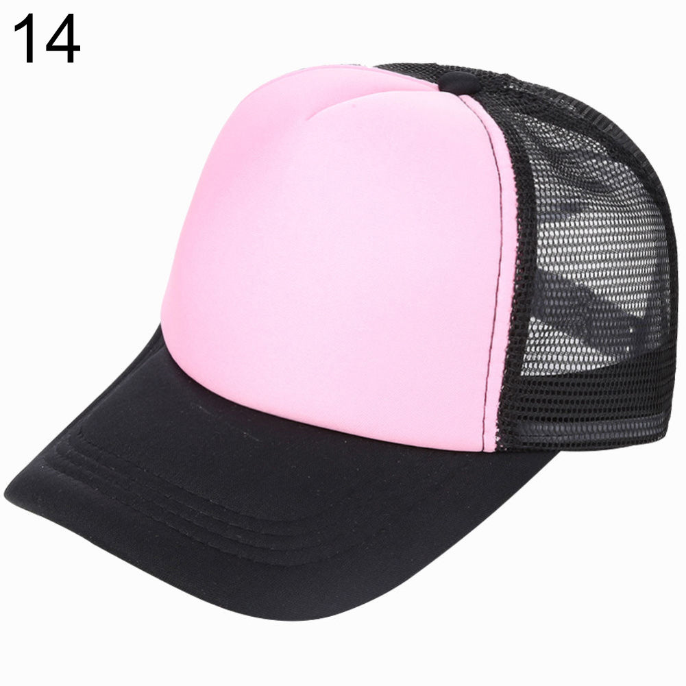 Adjustable Unisex Outdoor Sport Tennis Golf Mesh Baseball Cap Snapback Hat