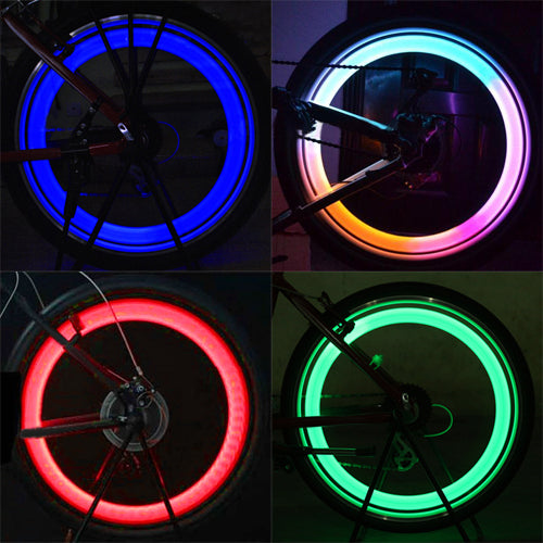Safety Bright Bike Bicycle Cycling Car Wheel Tire Tyre LED Spoke Light Lamp
