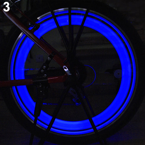 Safety Bright Bike Bicycle Cycling Car Wheel Tire Tyre LED Spoke Light Lamp