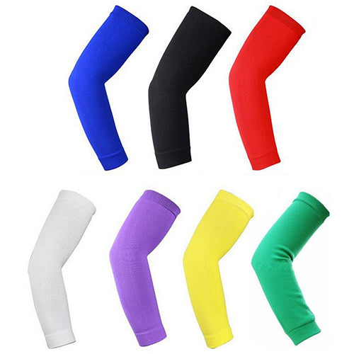 Elastic Solid Sport Protector Cycling Basketball Gym Arm Sleeves Guard Cover