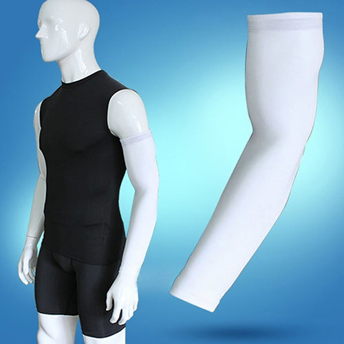 Elastic Solid Sport Protector Cycling Basketball Gym Arm Sleeves Guard Cover