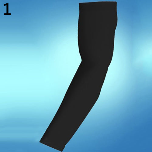 Elastic Solid Sport Protector Cycling Basketball Gym Arm Sleeves Guard Cover