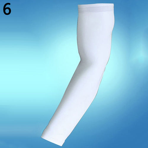 Elastic Solid Sport Protector Cycling Basketball Gym Arm Sleeves Guard Cover