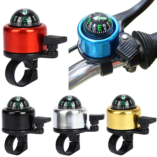 Durable Cycling Alarm Warning Ring-down Horn Bike Bicycle Bell with Compass