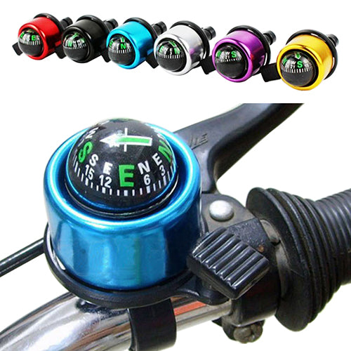 Durable Cycling Alarm Warning Ring-down Horn Bike Bicycle Bell with Compass