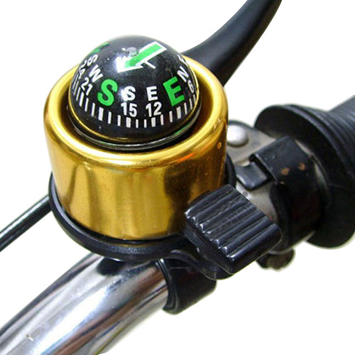 Durable Cycling Alarm Warning Ring-down Horn Bike Bicycle Bell with Compass