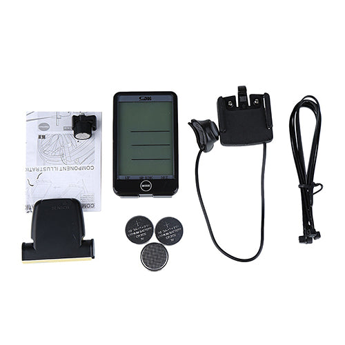 MTB Bike Bicycle Cycling Computer Odometer LCD Backlight Dispaly Speedometer