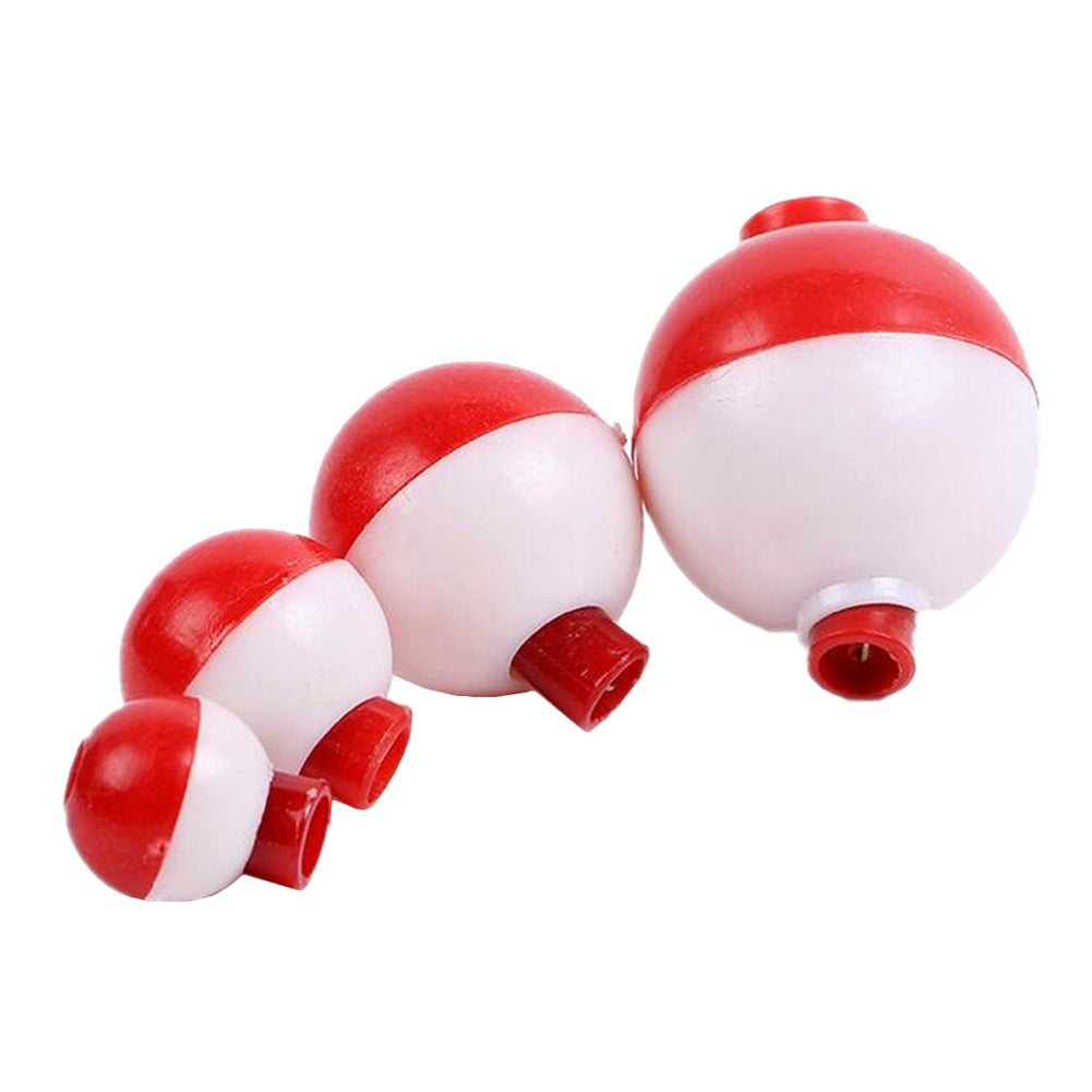 8Pcs/Set 4 Sizes Plastic Sea Fishing Round Float Bobbers Drift Bait Indicator