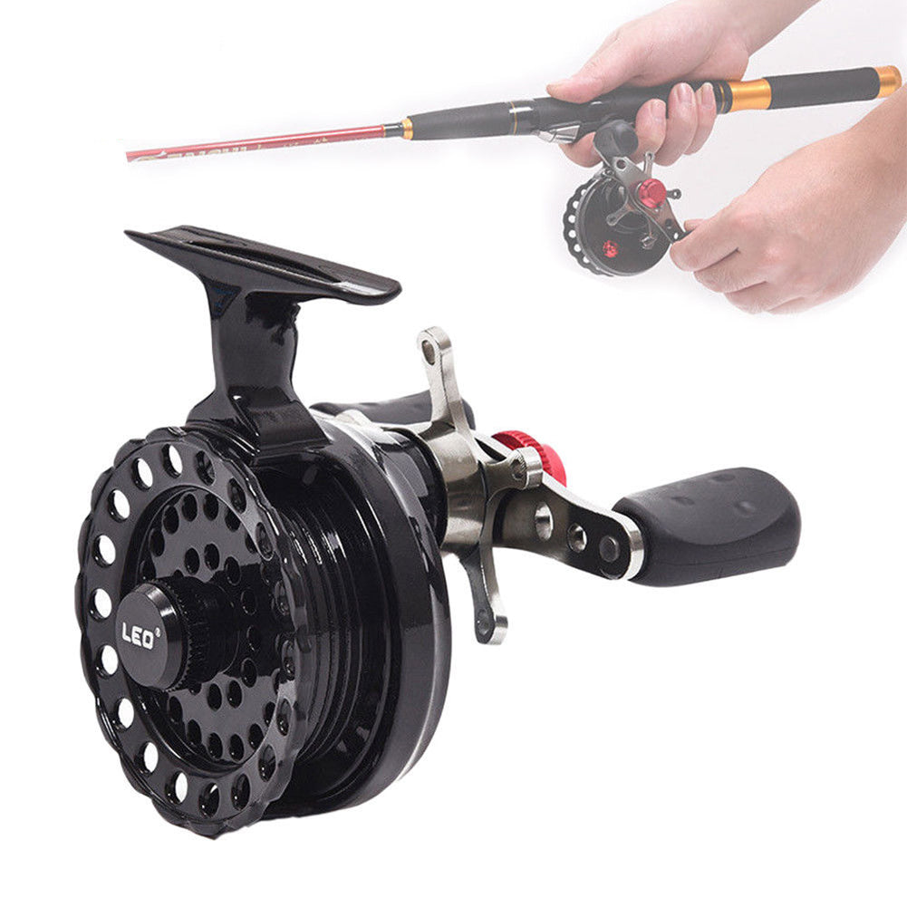 DWS60 4+1BB 2.6:1 Left/Right Hand High Foot Spinning Fly Fishing Reel Wheel