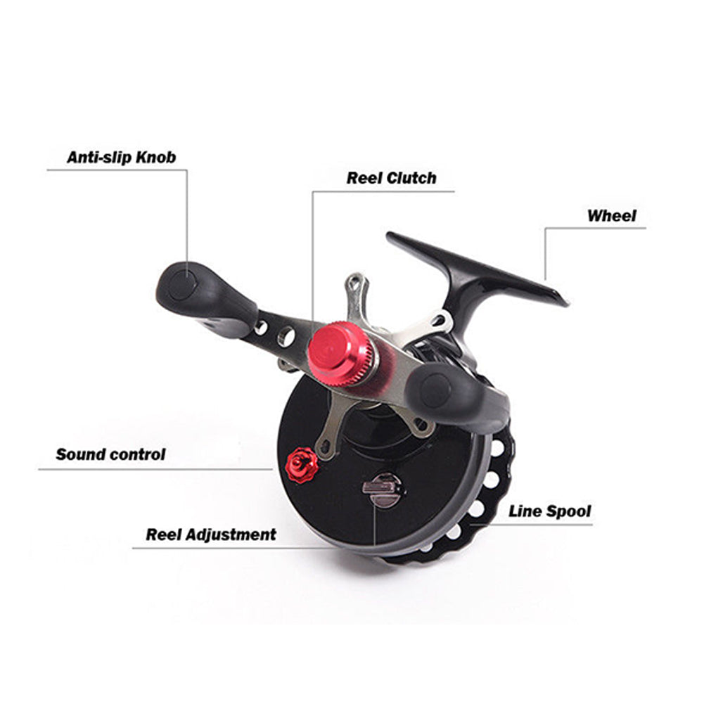 DWS60 4+1BB 2.6:1 Left/Right Hand High Foot Spinning Fly Fishing Reel Wheel