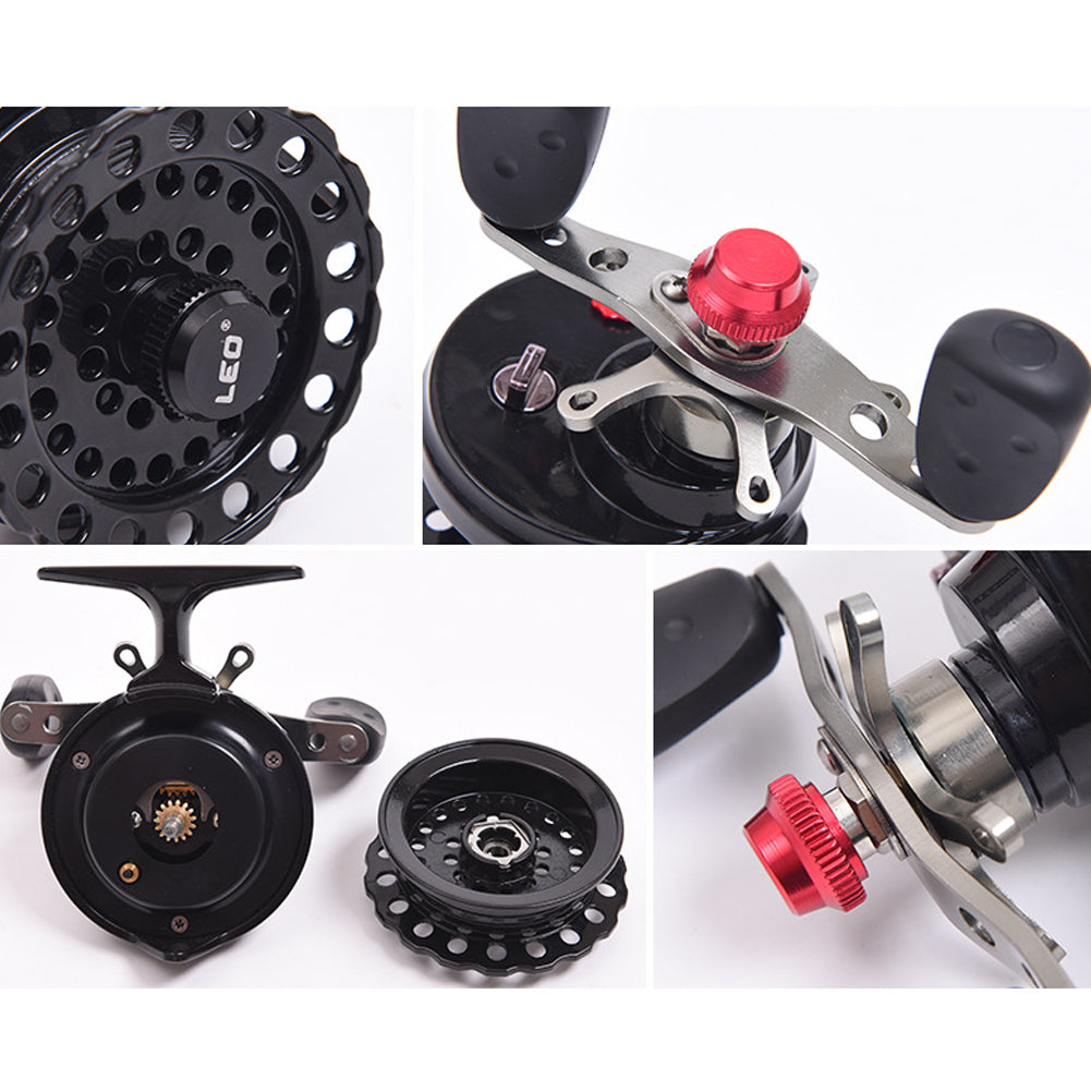 DWS60 4+1BB 2.6:1 Left/Right Hand High Foot Spinning Fly Fishing Reel Wheel
