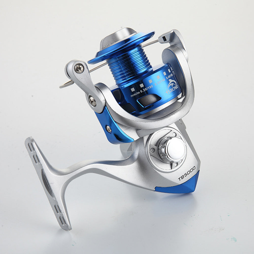 12 Ball Bearings Foldable Handle Left/Right Hand Fishing Rocker Spinning Reel