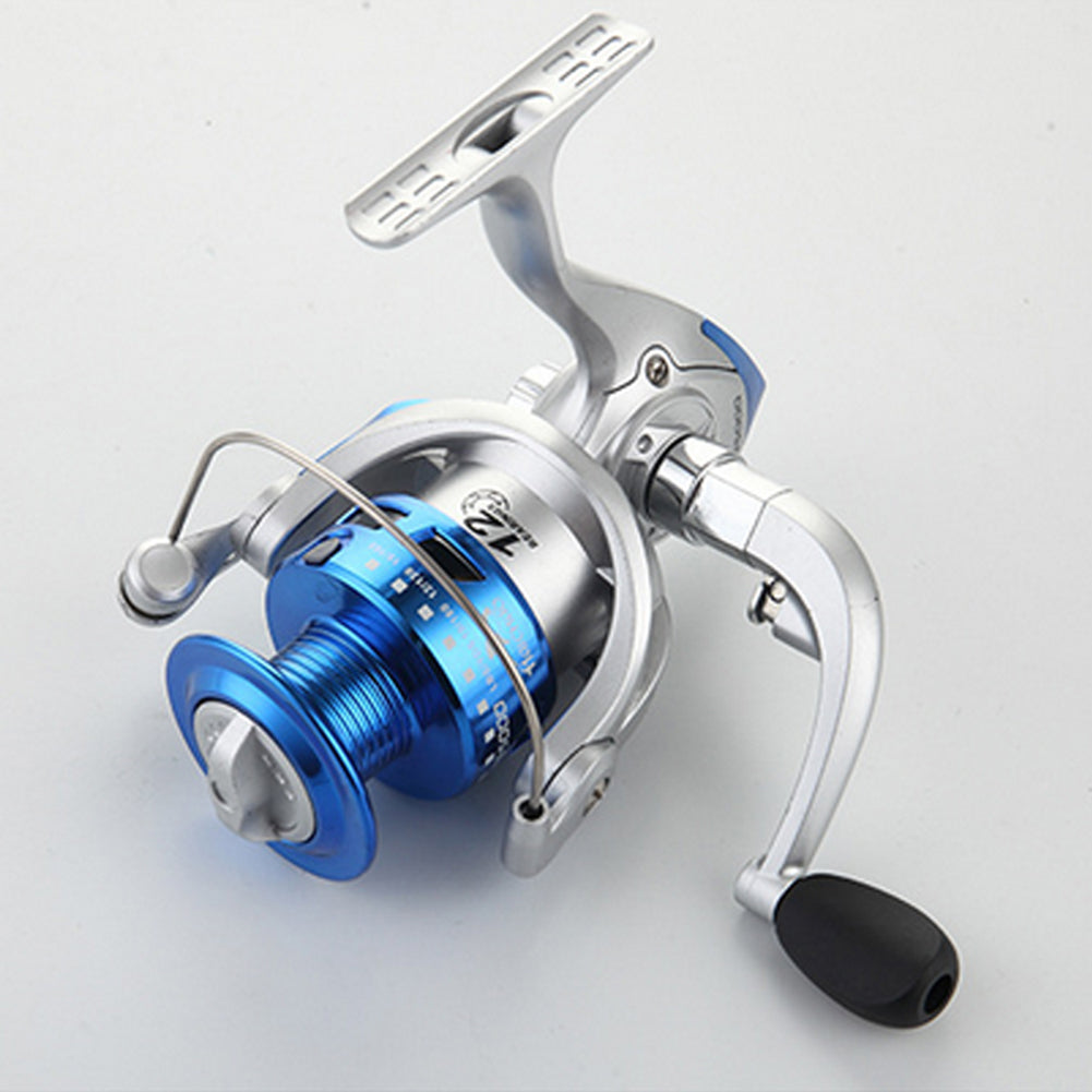 12 Ball Bearings Foldable Handle Left/Right Hand Fishing Rocker Spinning Reel