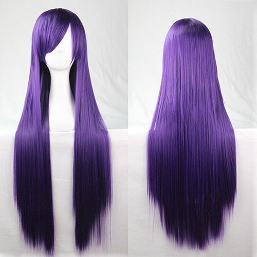 Women Fashion Long Anime Wigs Cosplay Party Wigs Full Straight Hair Extension