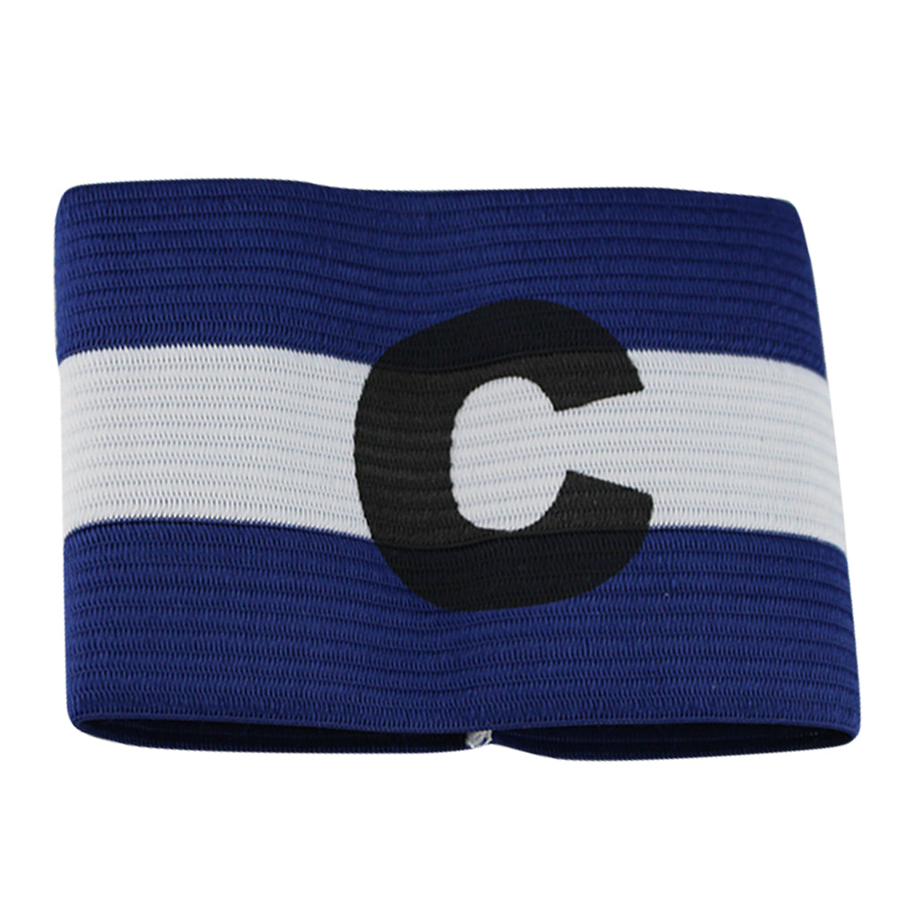 Adjustable Competition Football Soccer Captain Armband Elastic C Mark Arm Band