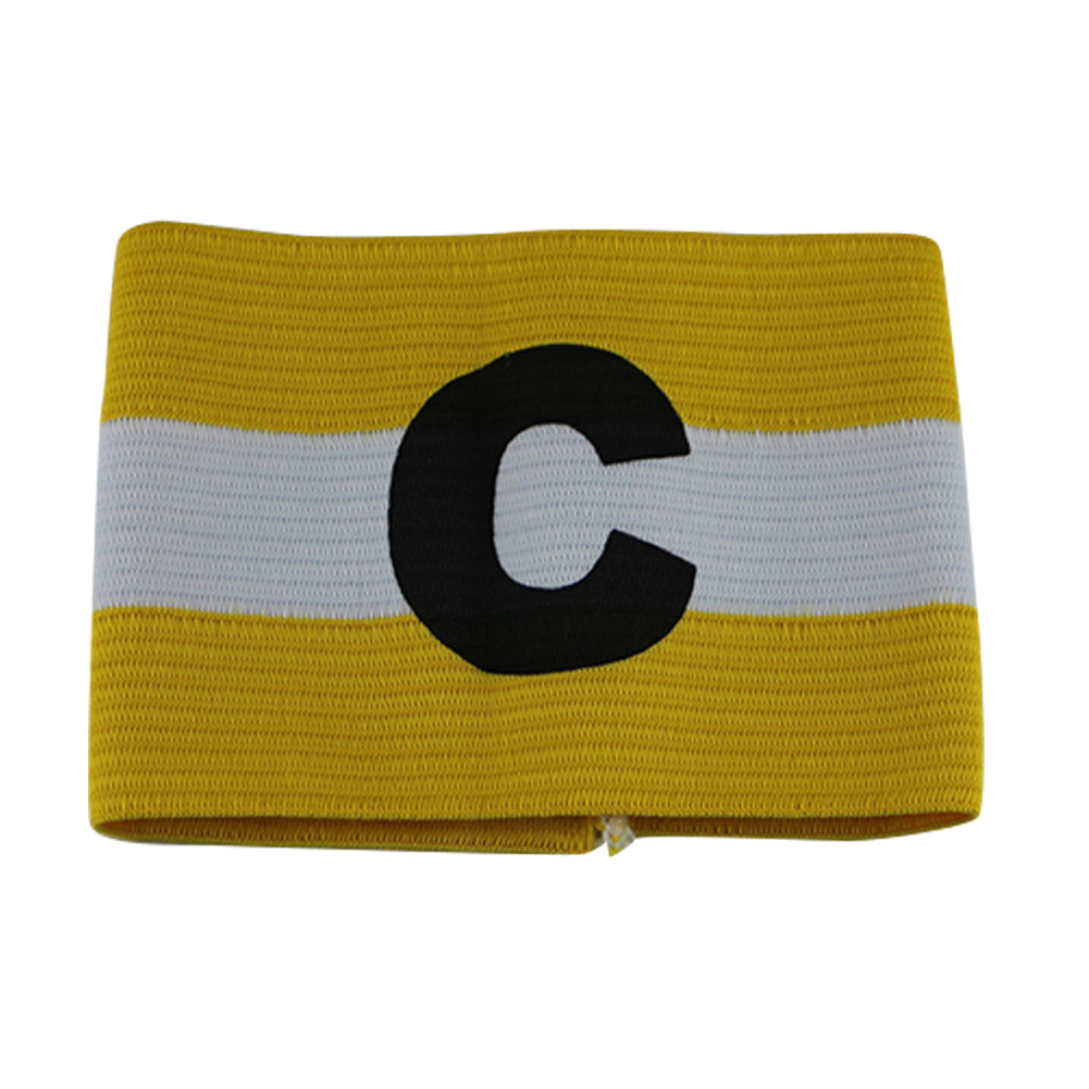 Adjustable Competition Football Soccer Captain Armband Elastic C Mark Arm Band