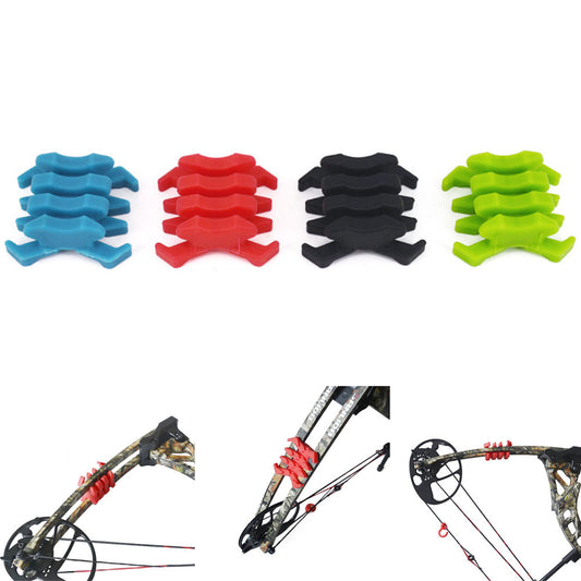 2Pcs Compound Bow Limbsaver Stabilizer Super Quad Split Limb Vibration Dampener