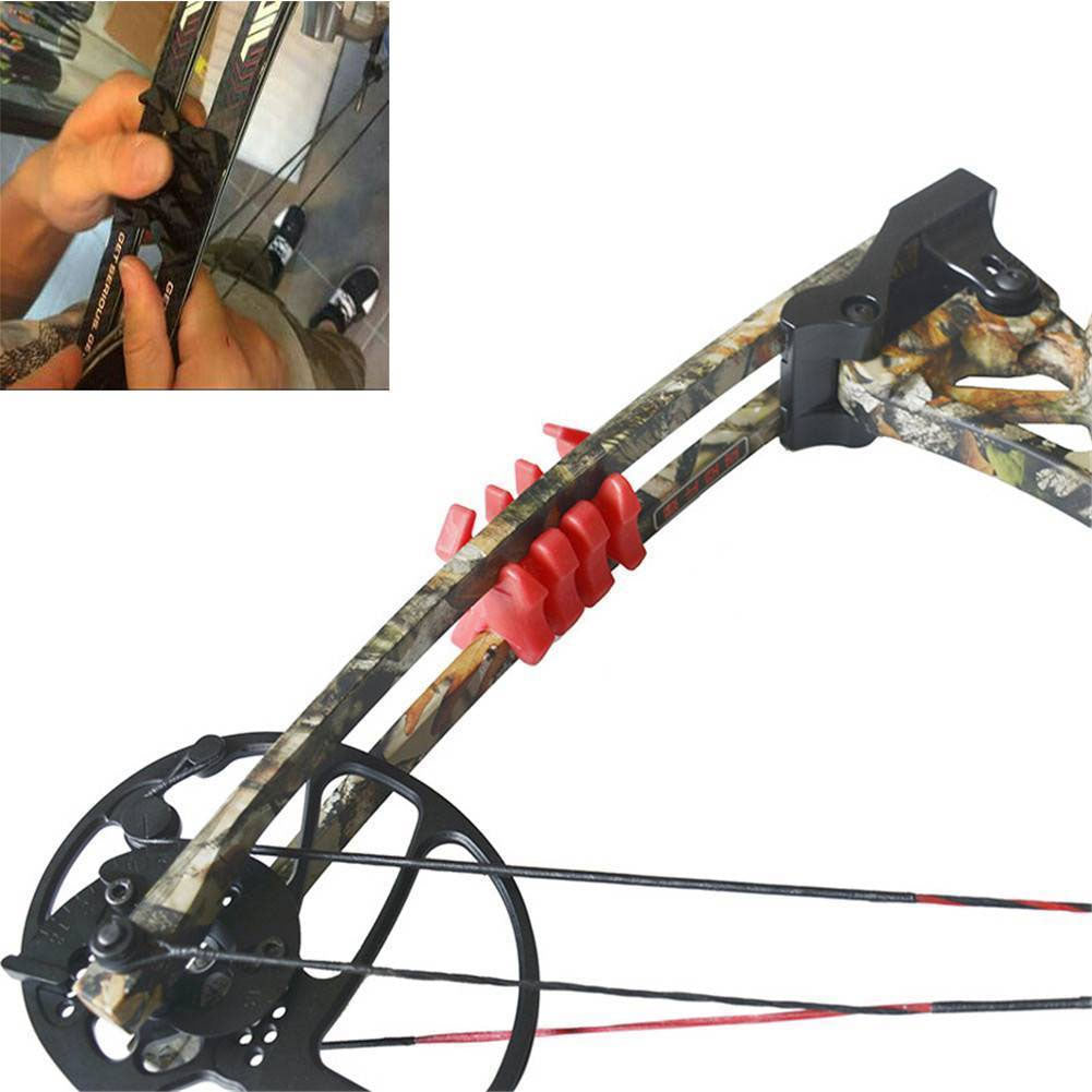 2Pcs Compound Bow Limbsaver Stabilizer Super Quad Split Limb Vibration Dampener