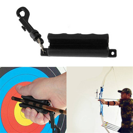 Archery Arrow Puller Hunting Shooting Target Gripper Remove Rubber Hand Guard