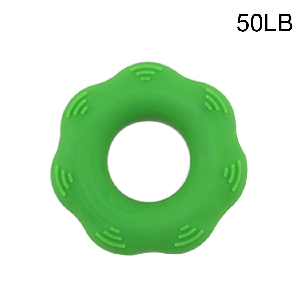 Hand Massage Grip Finger Strength Exercise Training Rehabilitation Silicone Ring