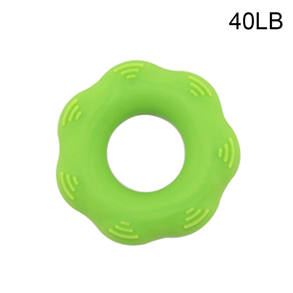 Hand Massage Grip Finger Strength Exercise Training Rehabilitation Silicone Ring