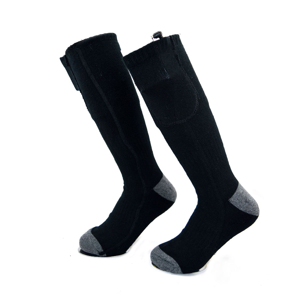 Battery Heated Electric Heating Cotton Unisex Long Socks Winter Foot Warmer