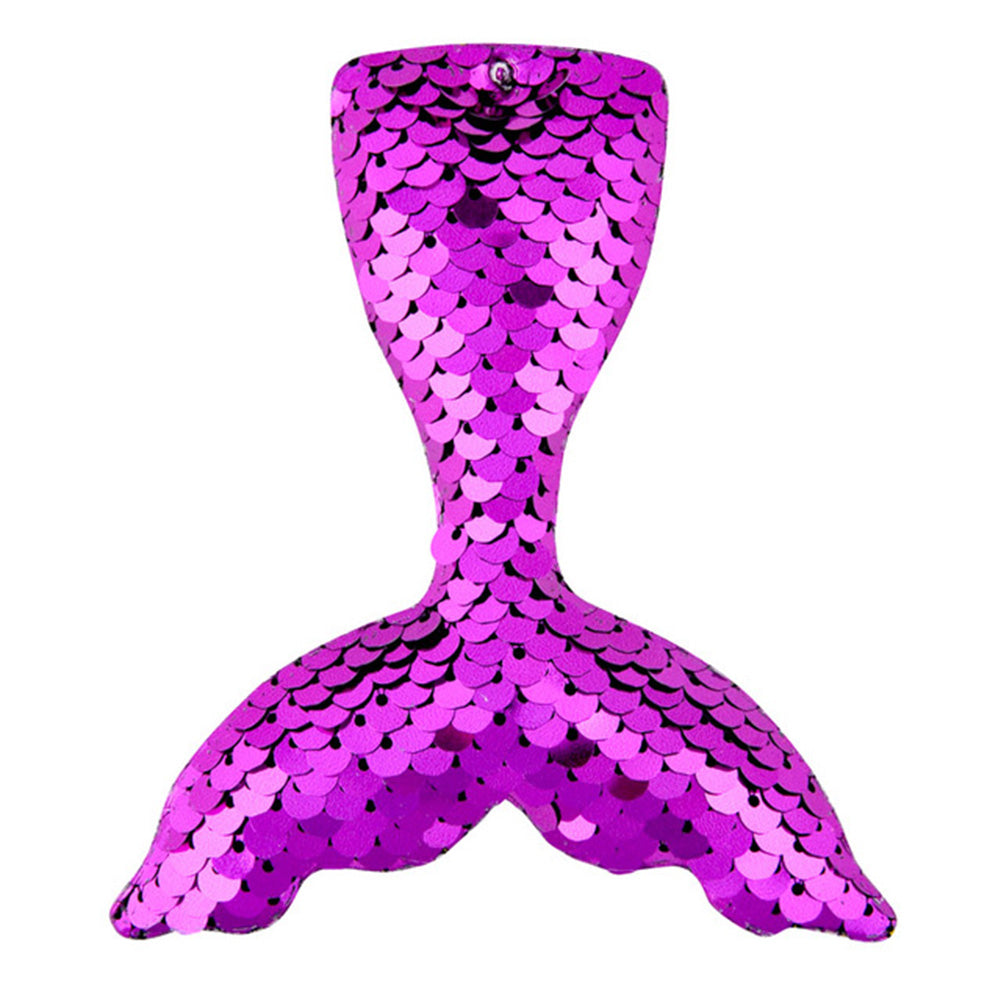 Children Kids Girls Headwear Glitter Sequin Mermaid Tail Hair Clip Hairpin