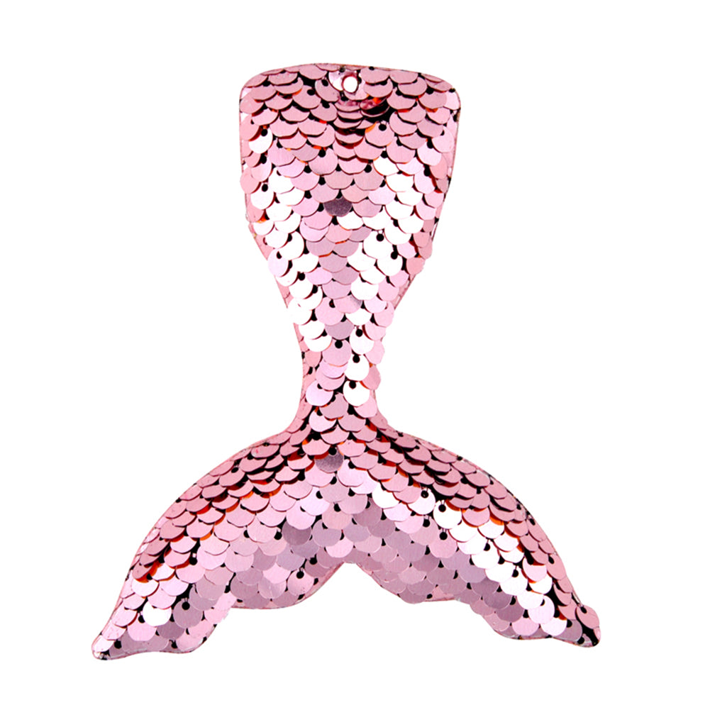 Children Kids Girls Headwear Glitter Sequin Mermaid Tail Hair Clip Hairpin