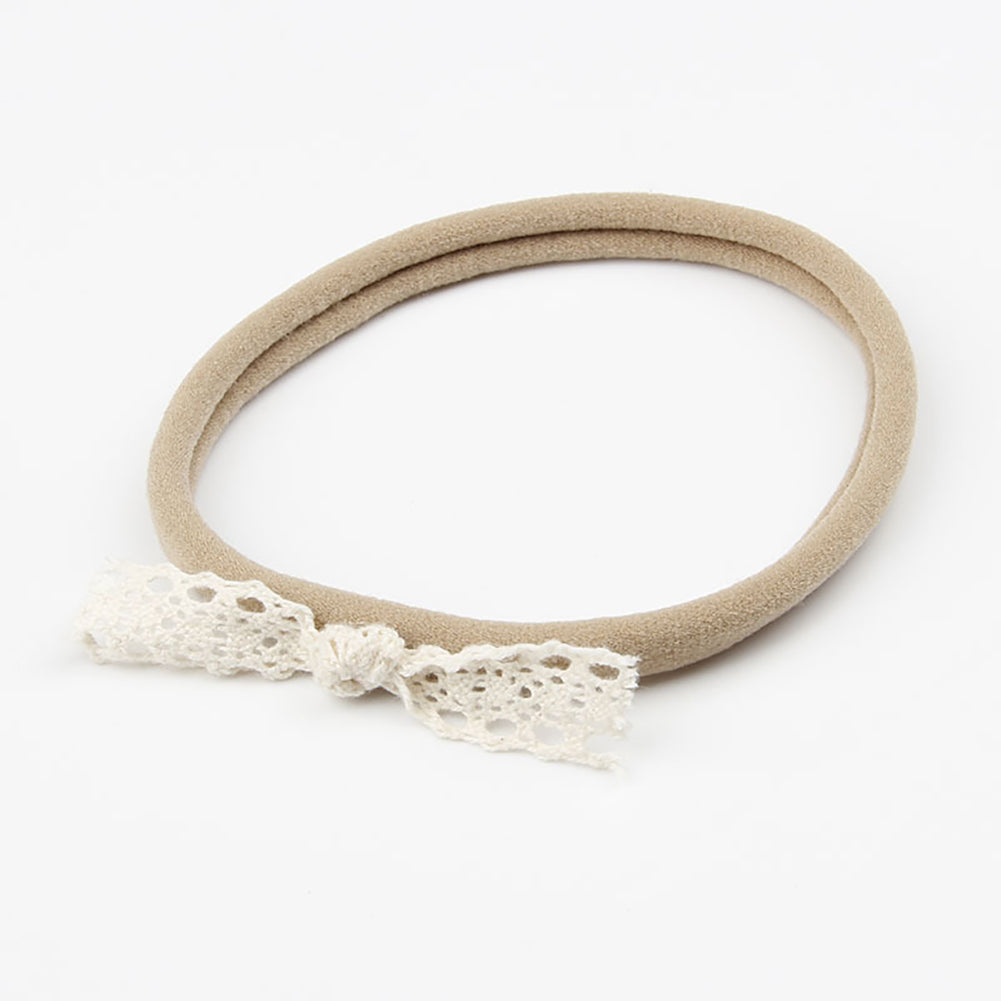 4Pcs/Set Cute Lace Bowknot Infant Baby Elastic Hairband Headband Hair Accessory