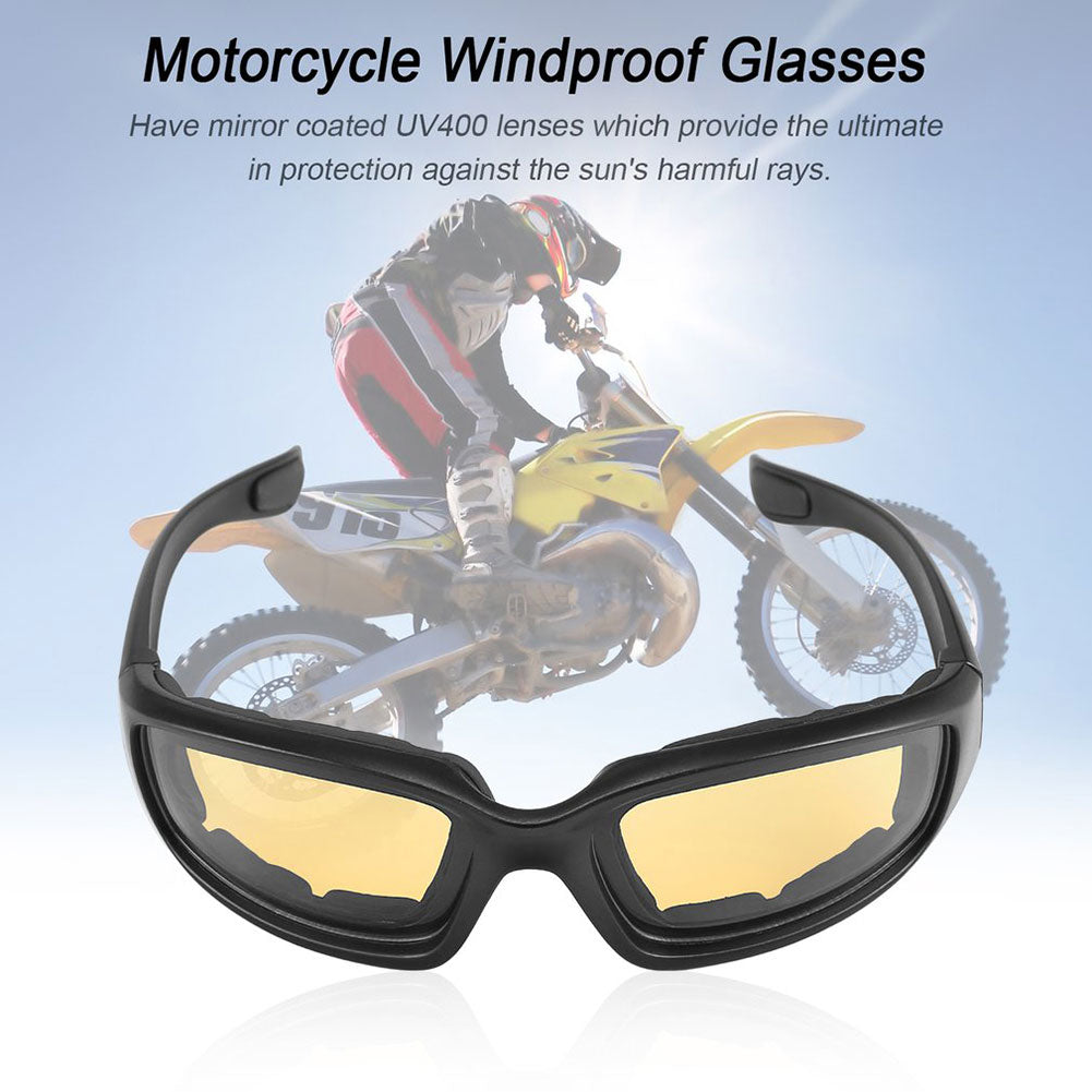 Motorcycle Glasses Outdoor Sports Anti-UV Windproof Dustproof Eyeglasses Goggles