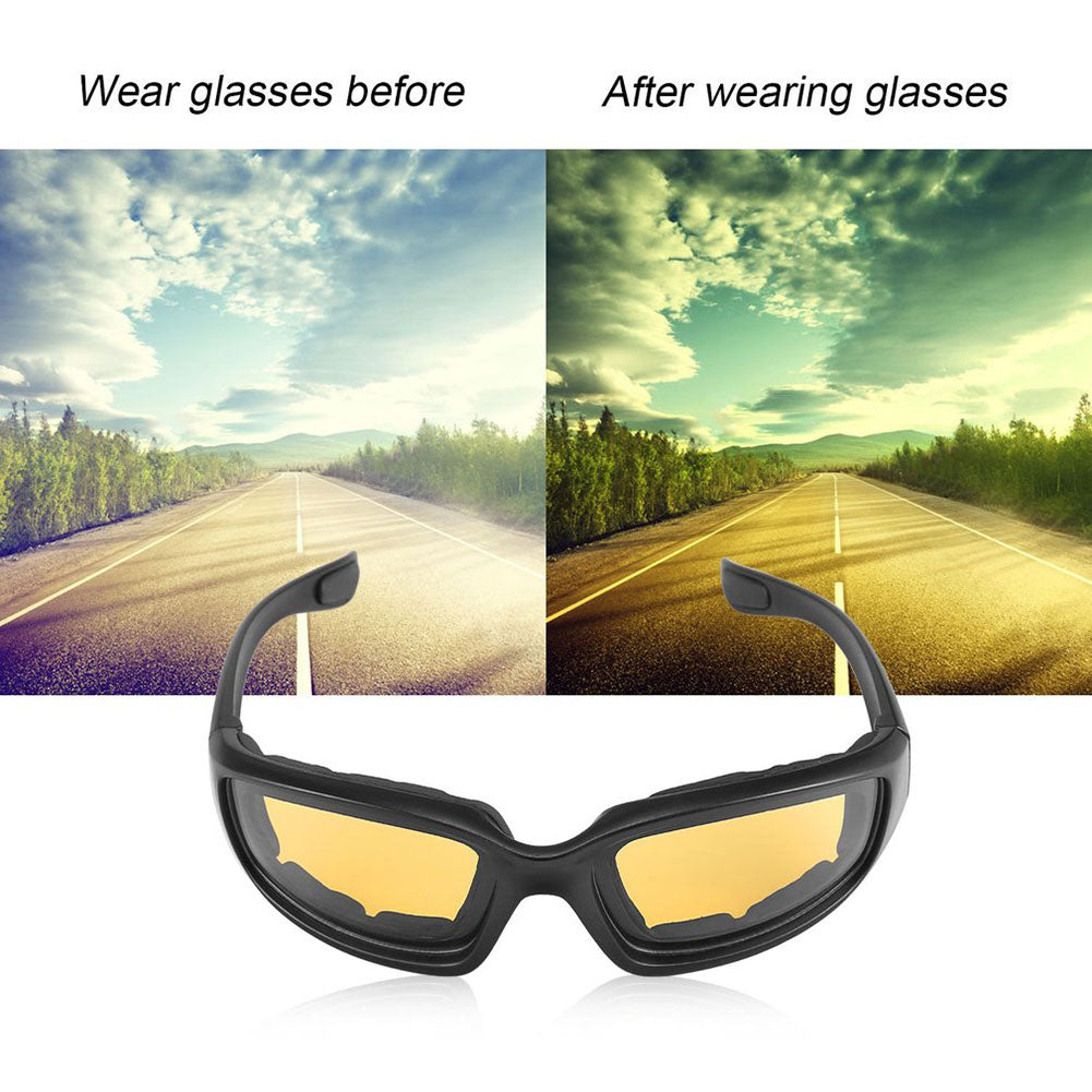 Motorcycle Glasses Outdoor Sports Anti-UV Windproof Dustproof Eyeglasses Goggles