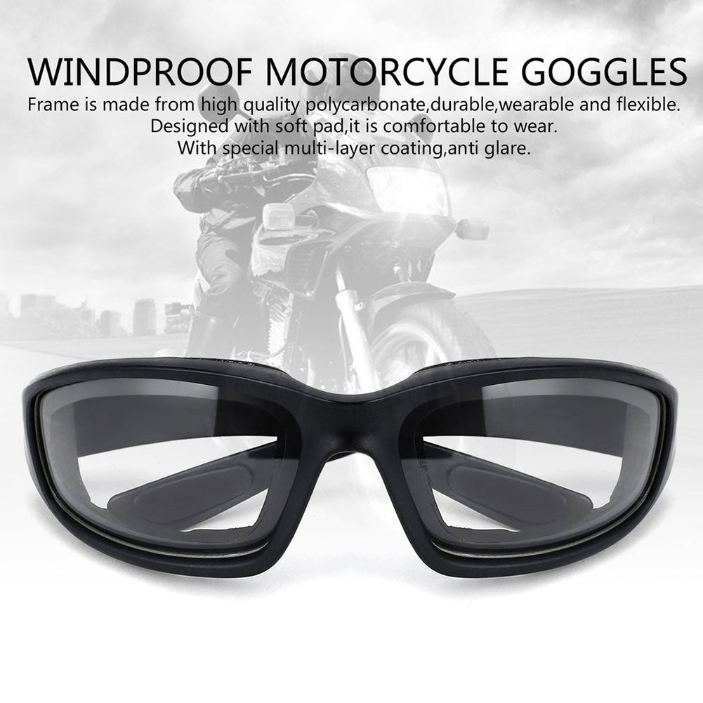 Motorcycle Glasses Outdoor Sports Anti-UV Windproof Dustproof Eyeglasses Goggles