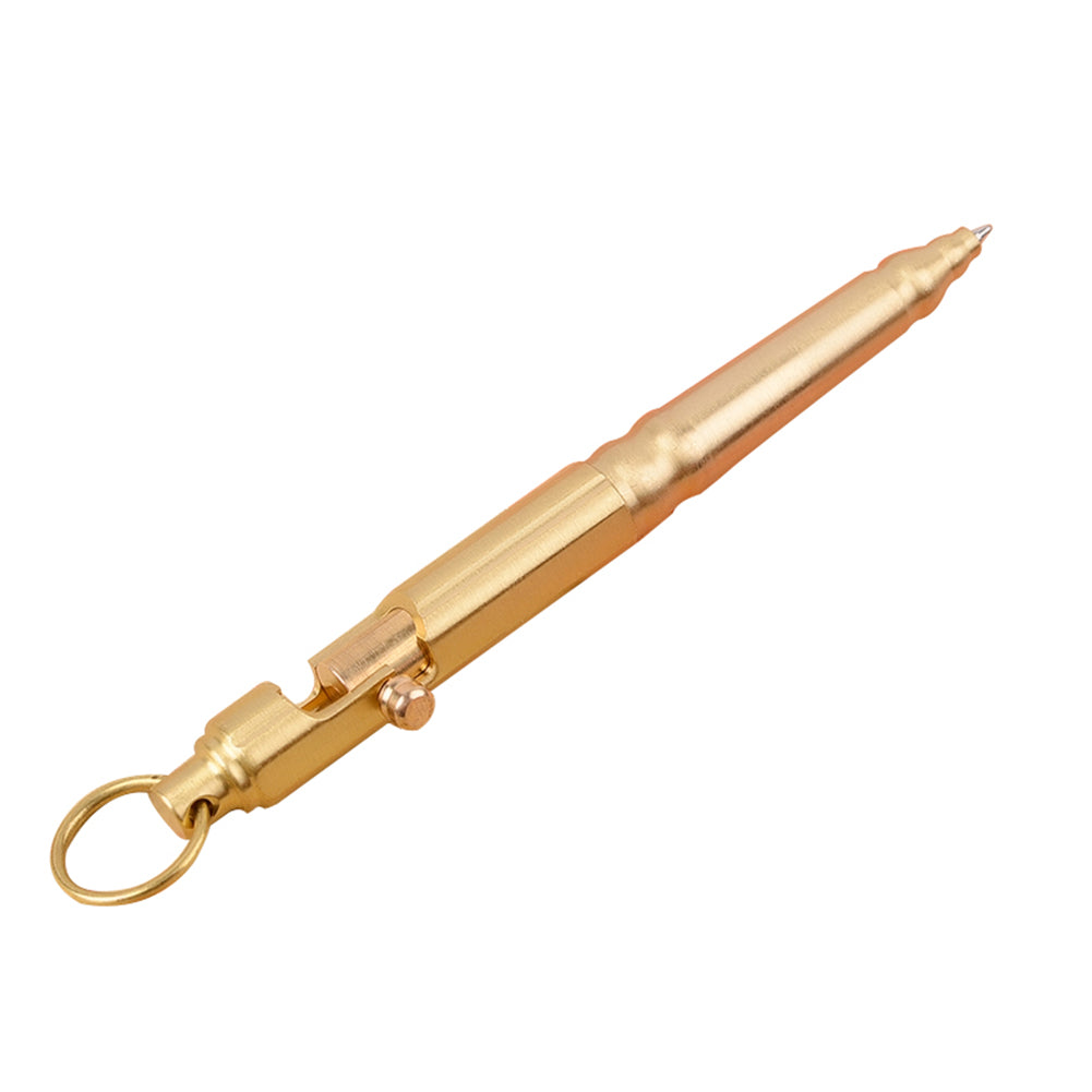Survival Vintage Tactical Brass Pen Self Defense EDC Gear Glass Breaker Portable