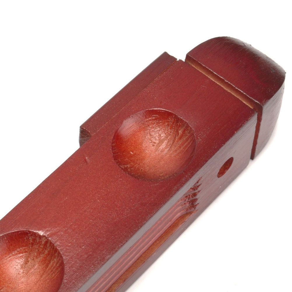Billiard Pool Wall Hanging Mount 6 Cue Stick Wood Rack Holder for Snooker