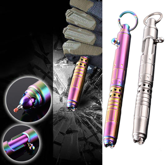 Durable Titanium Alloy Self Defense Tactical Pen Outdoors EDC Security Guard