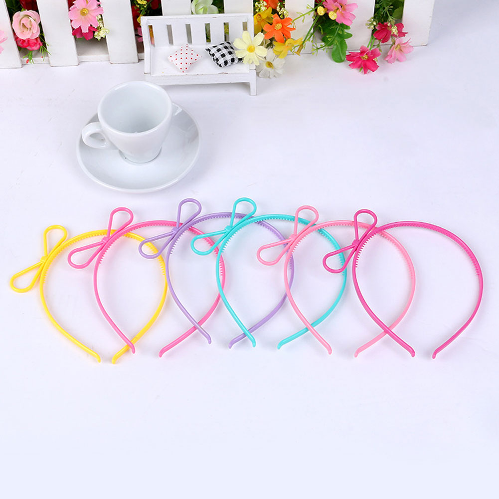 Kids Children Cute Bowknot Fashion Wide Hairband Headband Hair Accessories