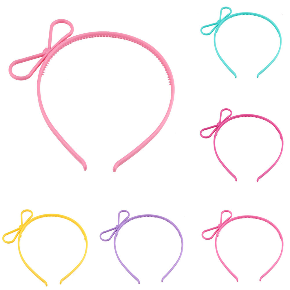 Kids Children Cute Bowknot Fashion Wide Hairband Headband Hair Accessories