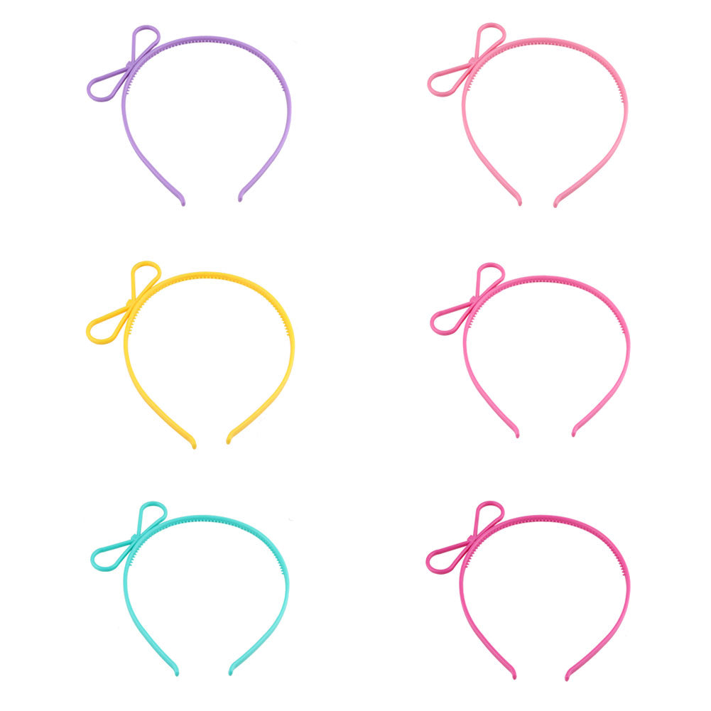 Kids Children Cute Bowknot Fashion Wide Hairband Headband Hair Accessories