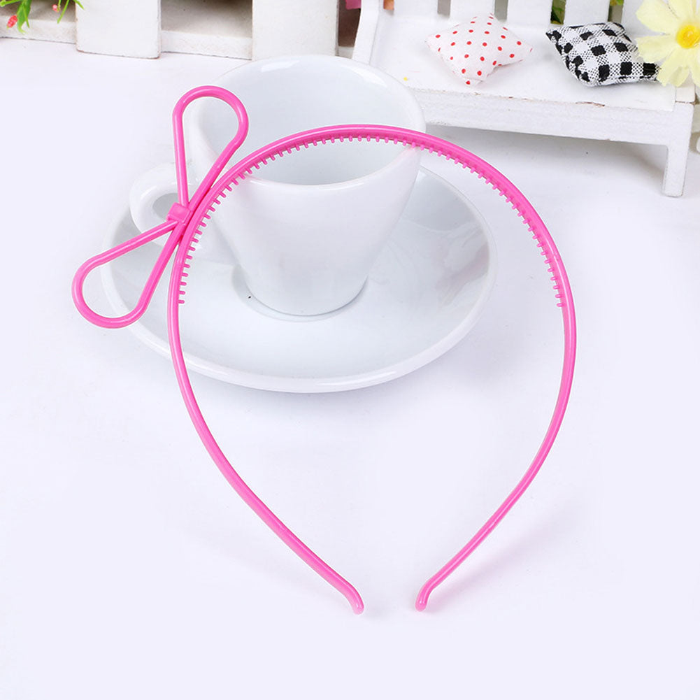Kids Children Cute Bowknot Fashion Wide Hairband Headband Hair Accessories