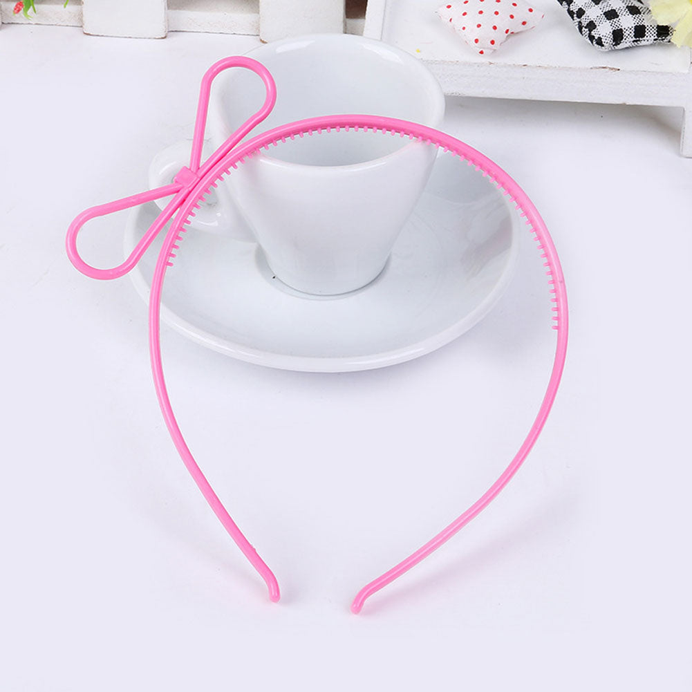 Kids Children Cute Bowknot Fashion Wide Hairband Headband Hair Accessories